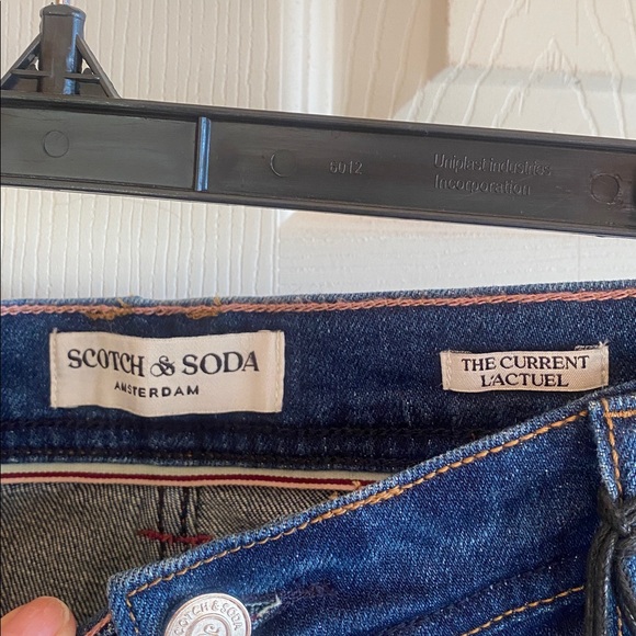 Scotch & Soda NWT THE CURRENT High Rise Barrel Leg Button Fly Denim Jeans 10/30 - Picture 12 of 16